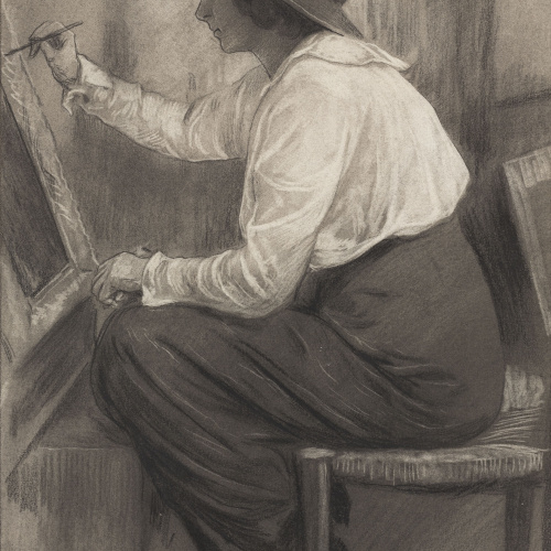 image for: Antoni Fabrés - Pintora - 1914