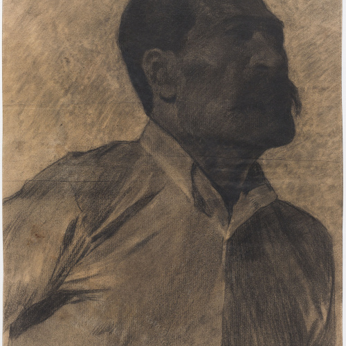 image for: Antoni Fabrés - Retrat masculí - Cap a 1905