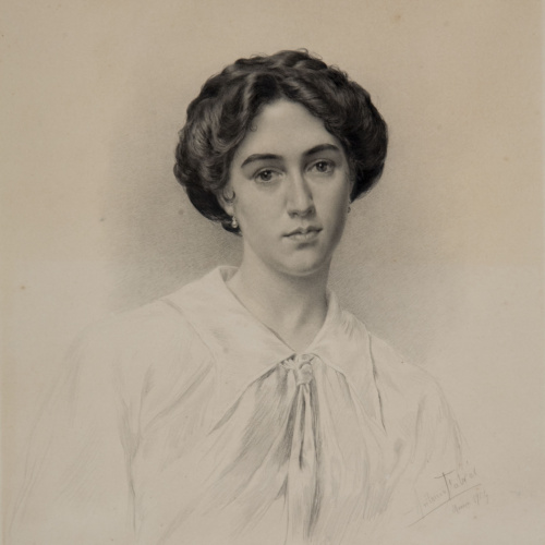 image for: Antoni Fabrés - Retrat de Glòria Fabrés, filla de l&#039;artista - 1914