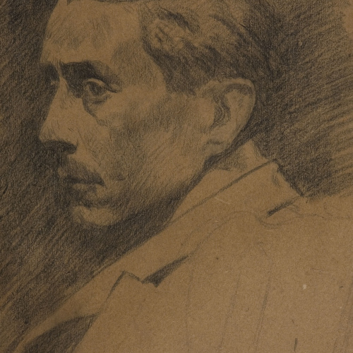 image for: Antoni Fabrés - Retrat masculí - Cap a 1905