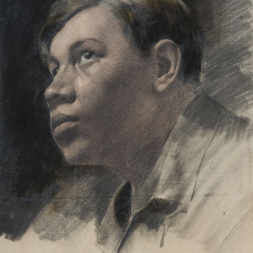 image for: Antoni Fabrés - Retrat del pintor Diego Rivera - Cap a 1904