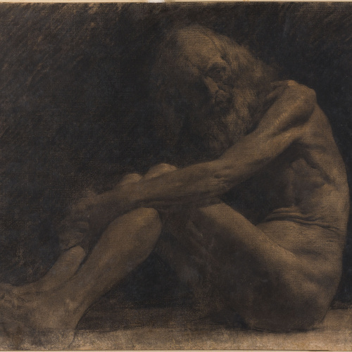 image for: Antoni Fabrés - Estudi d&#039;home vell - Cap a 1904