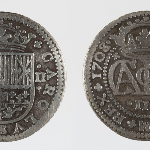 image for: Arxiduc Carles d&#039;Àustria - 2 rals - 1708