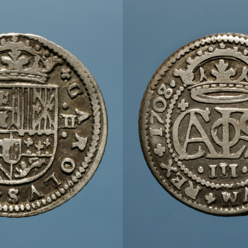 image for: Arxiduc Carles d&#039;Àustria - 2 rals - 1708