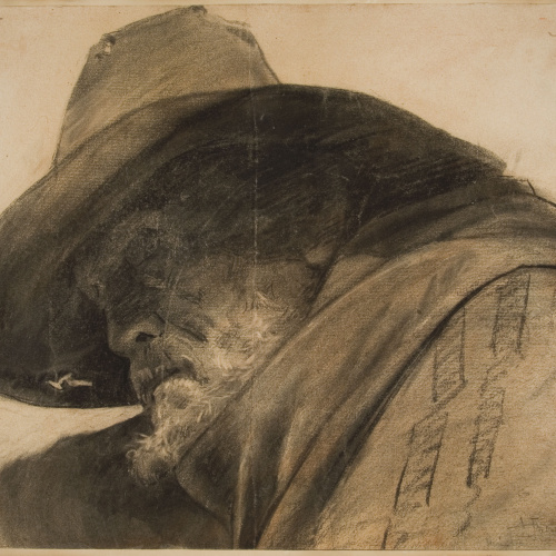 image for: Antoni Fabrés - Bust d&#039;home vell - Cap a 1905