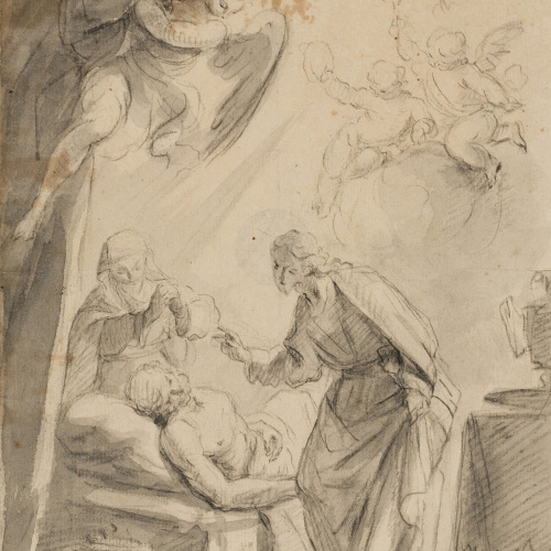 image for: Vicente Rodes - Resurrecció de Llàtzer - Cap a 1834-1840