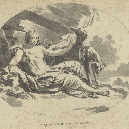 image for: Vicente Rodes - Diana caçadora - Cap a 1834-1840