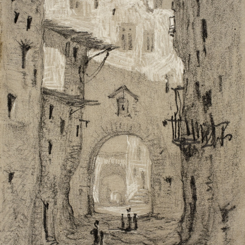 image for: Modest Urgell - Carrer de poble - Cap a 1861-1888