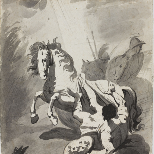 image for: Vicente Rodes - La conversió de sant Pau - Cap a 1834-1840