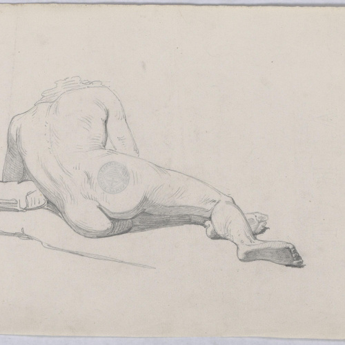image for: Claudi Lorenzale - Estudi de nu - Cap a 1850-1860