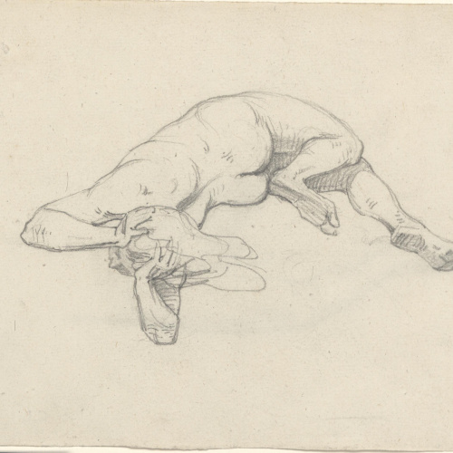 image for: Claudi Lorenzale - Estudi de nu - Cap a 1850-1860