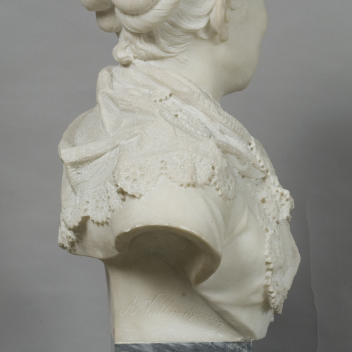 image for: Agapit Vallmitjana Barbany - Bust de Concepció de Llanza i Ros - Cap a 1885-1890 [3]