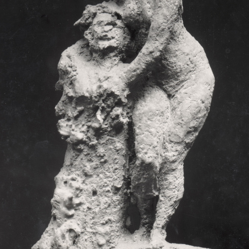 image for: Agapit Vallmitjana Barbany - Dona nua amb Hermes - 1880-1900