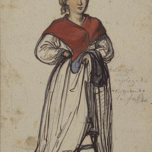 image for: Ramon Martí i Alsina - Dona basca - 22 de setembre de 1867