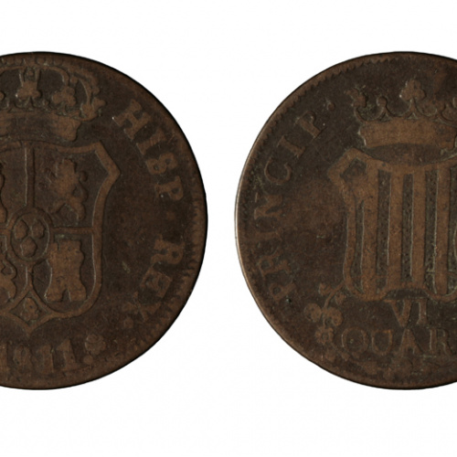 Ferran VII d'Espanya - 6 quartos - 1811 image for: Ferran VII d'Espanya - 6 quartos - 1811