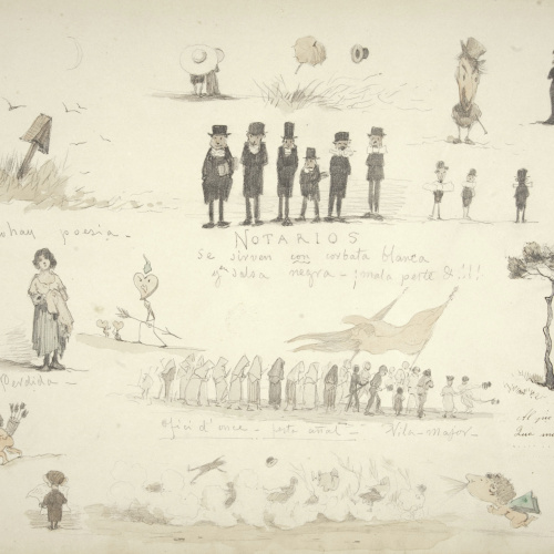 image for: Modest Urgell - Apunts satírics - Cap a 1864