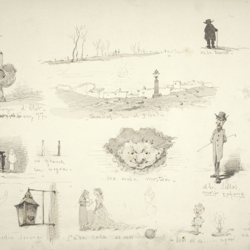 image for: Modest Urgell - Apunts satírics - Cap a 1861