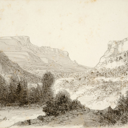 image for: Lluís Rigalt - Camino de Ribas a Ripoll - Juliol de 1851