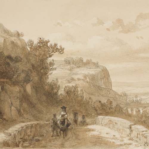 image for: Lluís Rigalt - Camí de carro - Cap a 1874