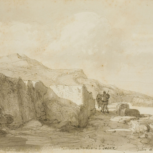 image for: Lluís Rigalt - Camino de Torelló a S. Quirse - Juliol de 1851