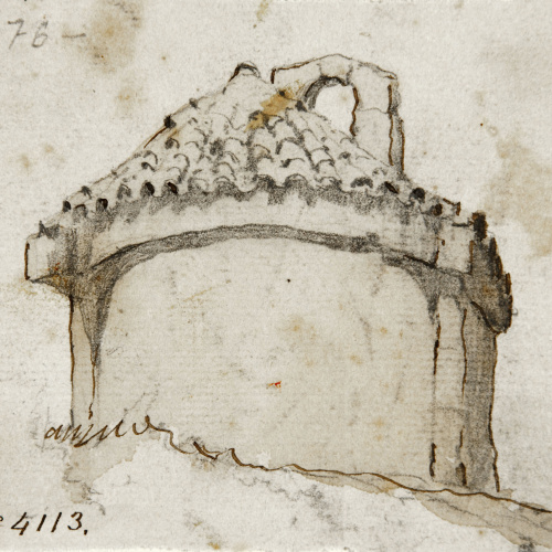 image for: Modest Urgell - Absis d&#039;església - Cap a 1884