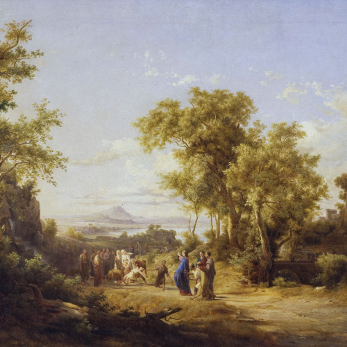 José Maria Velasco - Còpia d'«El retorn del Tabor» de Károly Markó - Cap a 1865 image for: José Maria Velasco - Còpia d'«El retorn del Tabor» de Károly Markó - Cap a 1865