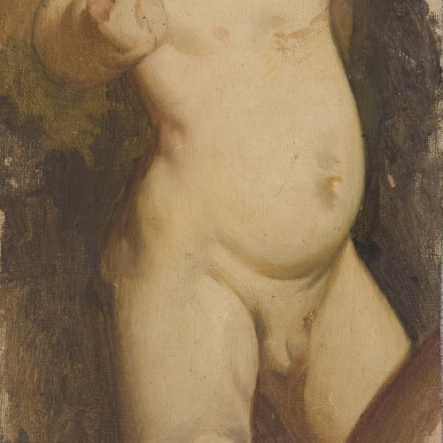 image for: Claudi Lorenzale - Còpia d&#039;un fragment de l&#039;«Ofrena a Venus» de Tiziano - Cap a 1851