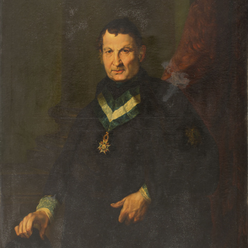image for: Anònim - Retrat del canonge Mariano Liñán Morelló - Segle XIX