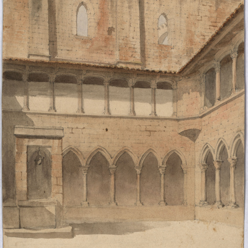image for: Claudi Lorenzale - Claustre gòtic - Cap a 1840-1850