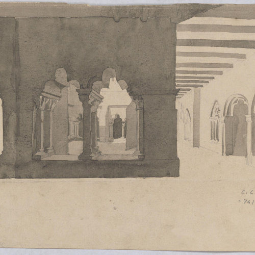 image for: Claudi Lorenzale - Claustre de monestir - Cap a 1840-1850