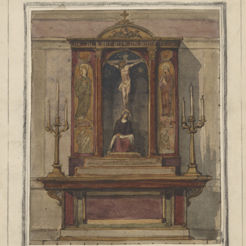 image for: Francesc Torras - Projecte d&#039;altar - Cap a 1855-1860