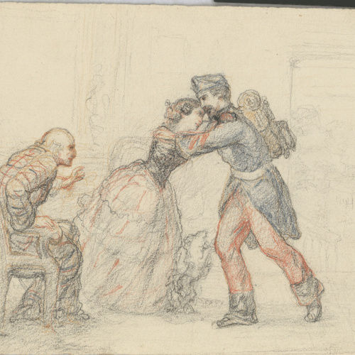 image for: Francesc Torras - El retorn del soldat - Cap a 1860-1876