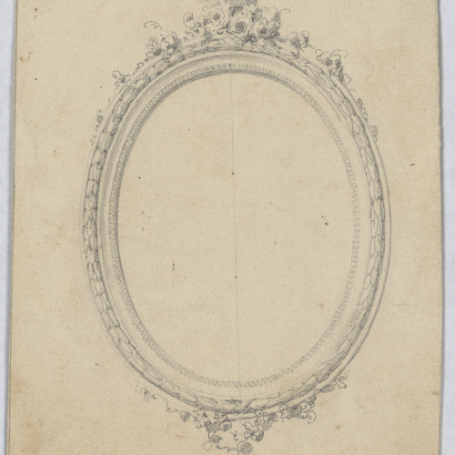 image for: Francesc Torras - Projecte de marc de talla Lluís XVI - Cap a 1851