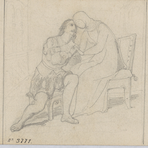 image for: Francesc Torras - Don Juan i Doña Inés - Cap a 1860-1876
