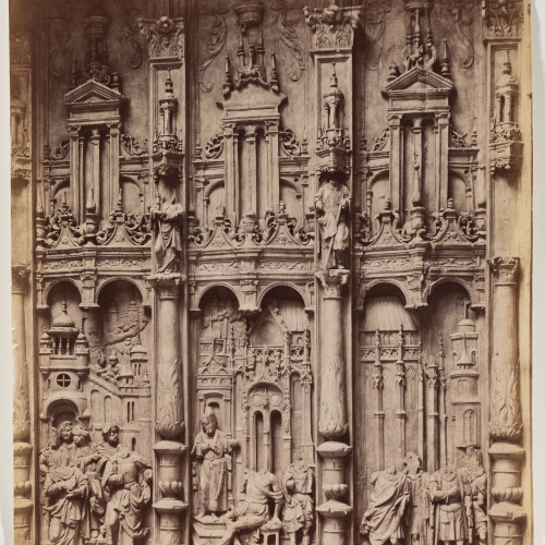 image for: Séraphin-Médéric Mieusement - Beauvais, cathédrale, porte du tansept sud, détail. (Musée de Trocadero) - Cap a 1886-1891