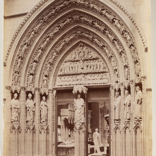 image for: Séraphin-Médéric Mieusement - Bordeaux, porte du transept de la cathédrale. (Musée de Trocadero) - Cap a 1886-1891