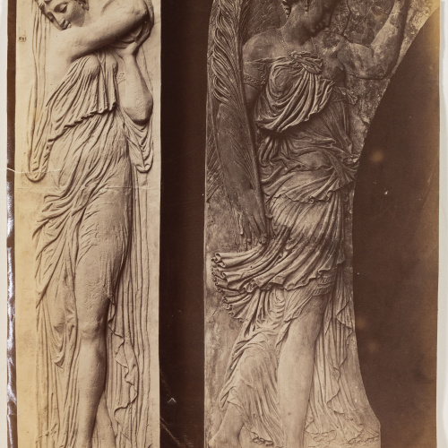 image for: Séraphin-Médéric Mieusement - Relleu amb figures femenines - Cap a 1886-1891