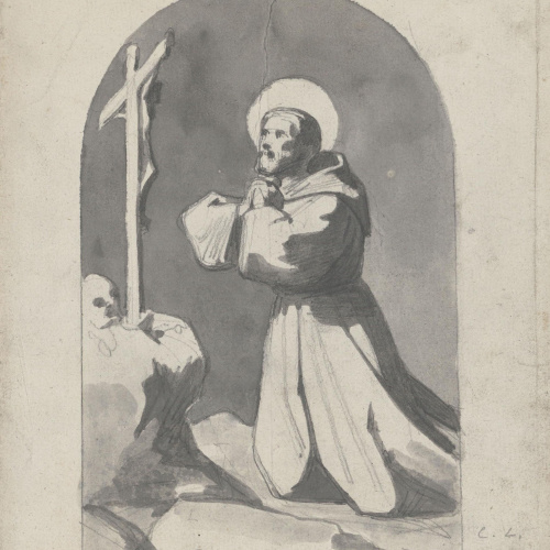image for: Claudi Lorenzale - Sant Francesc - Cap a 1850-1870