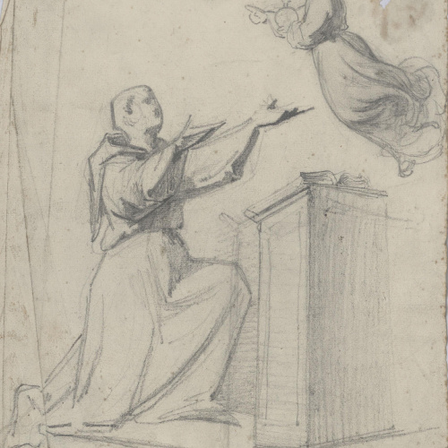 Claudi Lorenzale - Sant Antoni de Pàdua - Cap a 1850-1870 image for: Claudi Lorenzale - Sant Antoni de Pàdua - Cap a 1850-1870