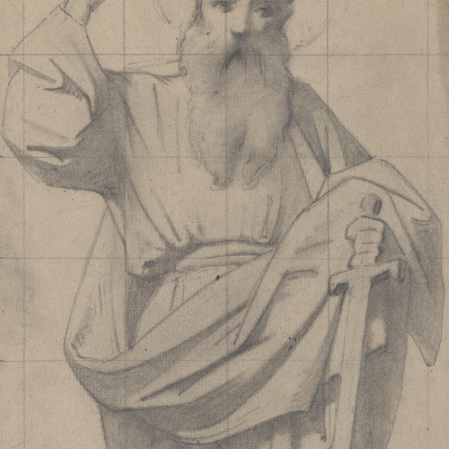 Claudi Lorenzale - Sant Pau - Cap a 1850-1870 image for: Claudi Lorenzale - Sant Pau - Cap a 1850-1870