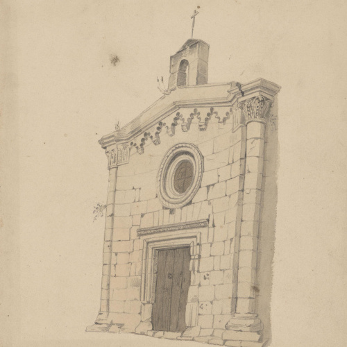 image for: Claudi Lorenzale - Porta de Sant Pau a Tarragona - Cap a 1845