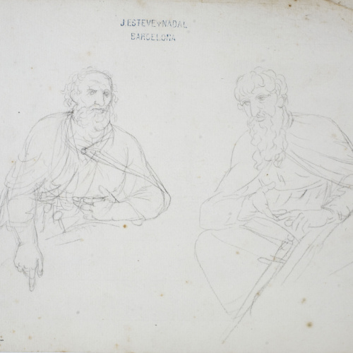 image for: Josep Bernat Flaugier - Estudis de sant Pere i sant Pau - Cap a 1800-1812