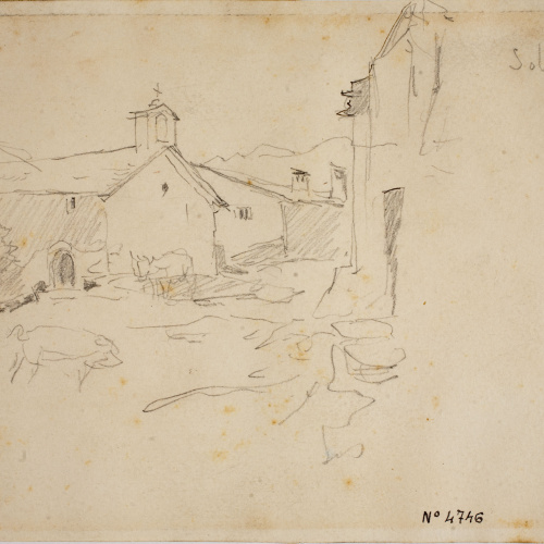 image for: Josep Lluís Pellicer - Carrer de Soldeu - 1889