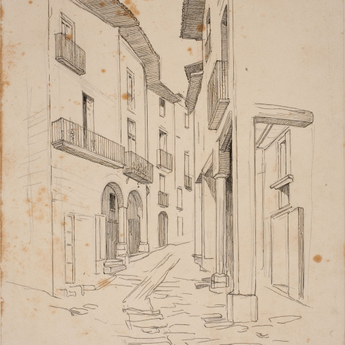 image for: Josep Lluís Pellicer - Carrer de Solsona - 1884