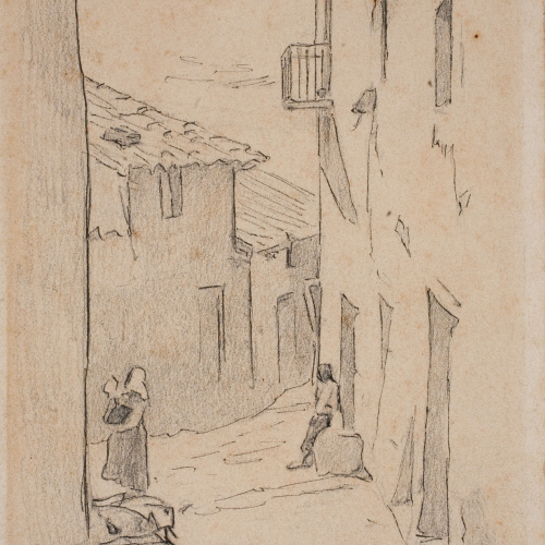 image for: Josep Lluís Pellicer - Carrer de Balaguer - 1869