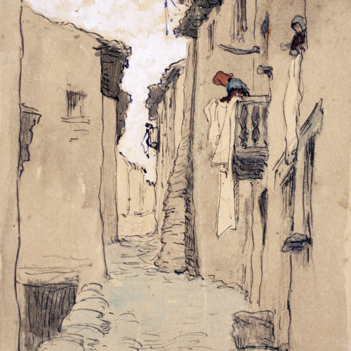 image for: Modest Urgell - Carrer de poble - Cap a 1861-1888