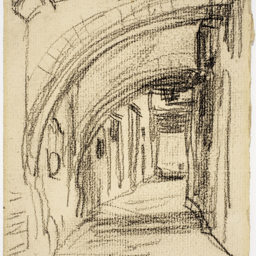 image for: Dionís Baixeras - Carrer de Tres voltes - Cap a 1908