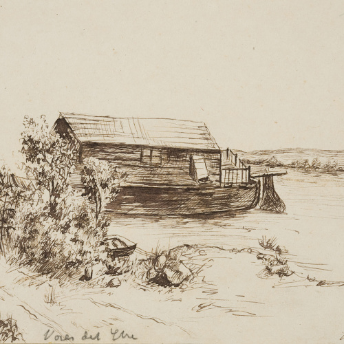 image for: Francesc Gimeno - Vista del molí del Piñol - Cap a 1878