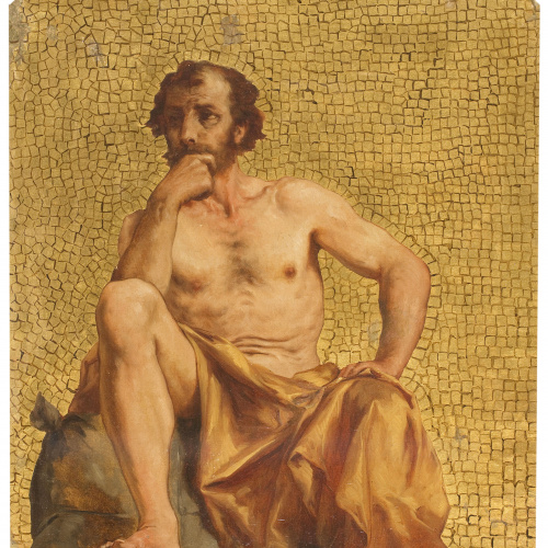 image for: Francesc Sans Cabot - Figura al·legòrica. La Filosofia - 1874
