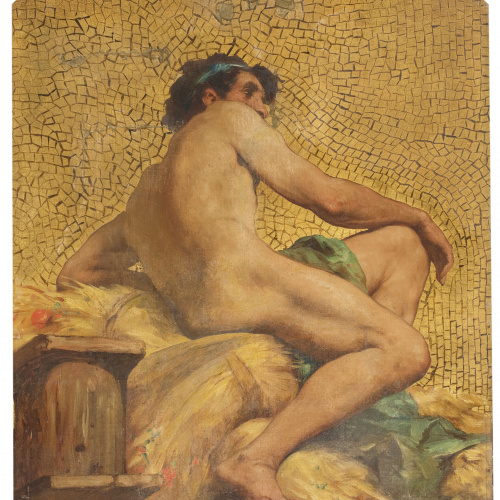 image for: Francesc Sans Cabot - Figura al·legòrica. L&#039;Agricultura - 1874